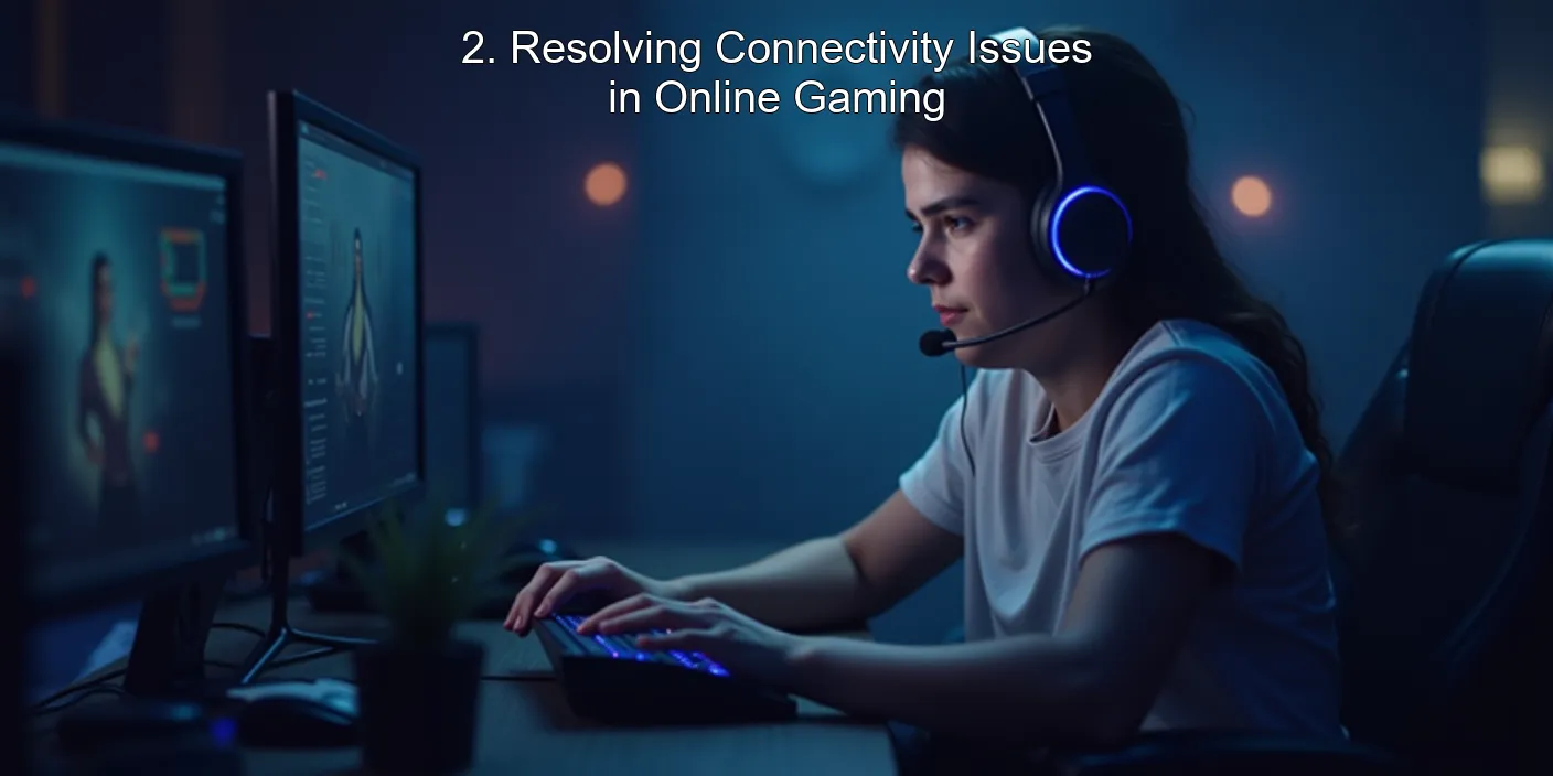 2. Resolving Connectivity Issues in Online Gaming