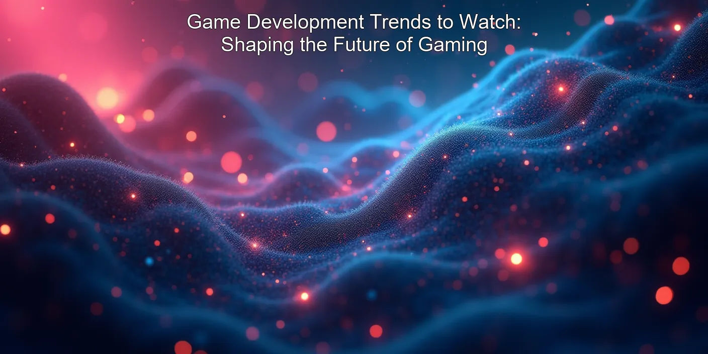 Game Development Trends to Watch: Shaping the Future of Gaming