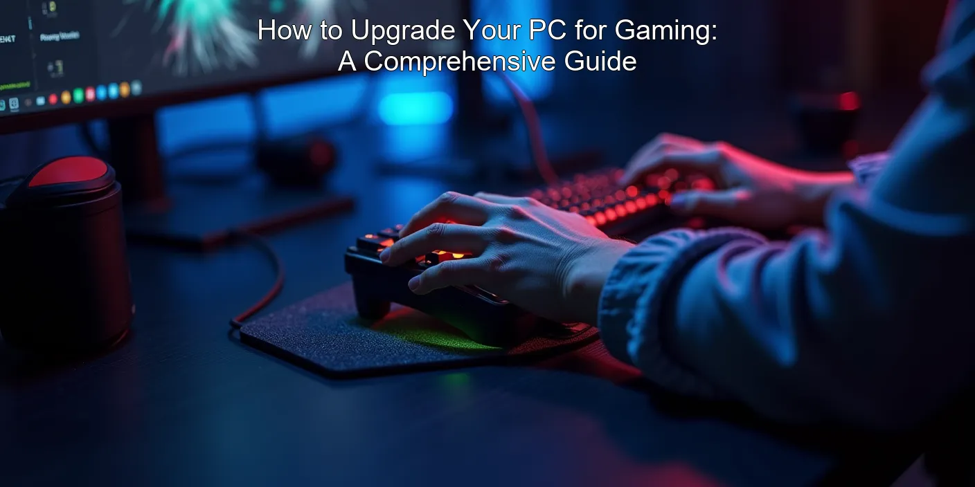 How to Upgrade Your PC for Gaming: A Comprehensive Guide