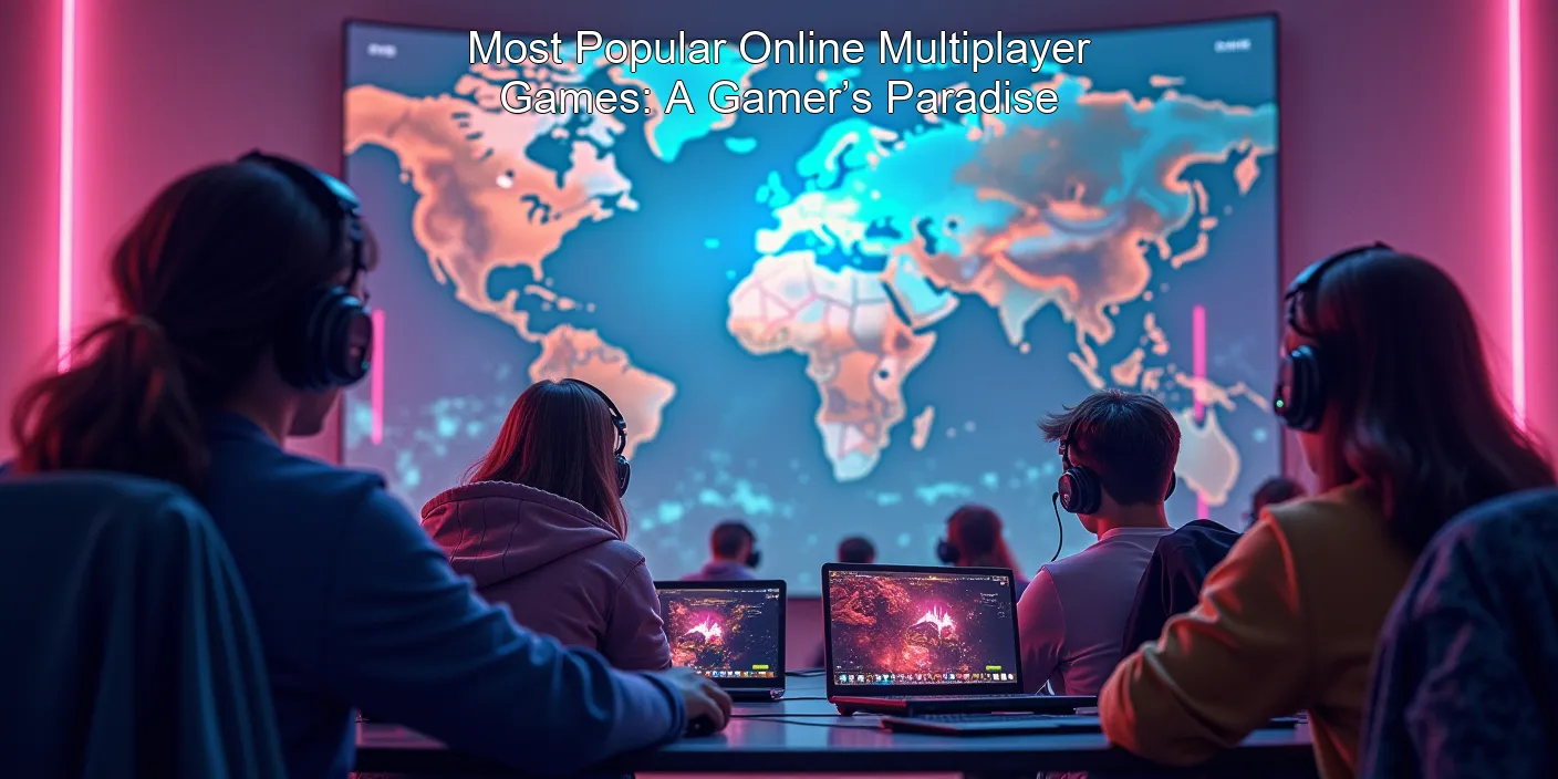 Most Popular Online Multiplayer Games: A Gamer’s Paradise