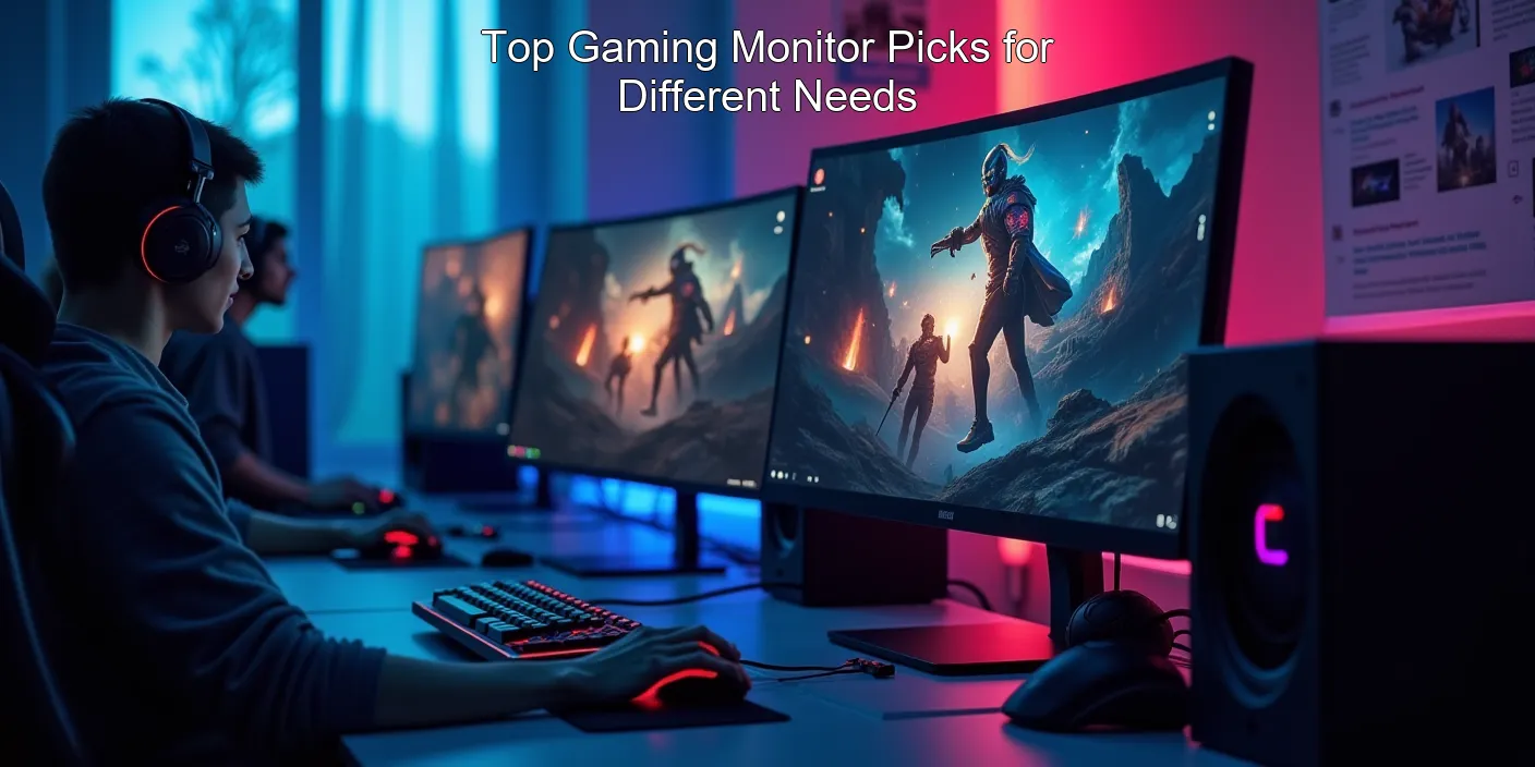 Top Gaming Monitor Picks for Different Needs